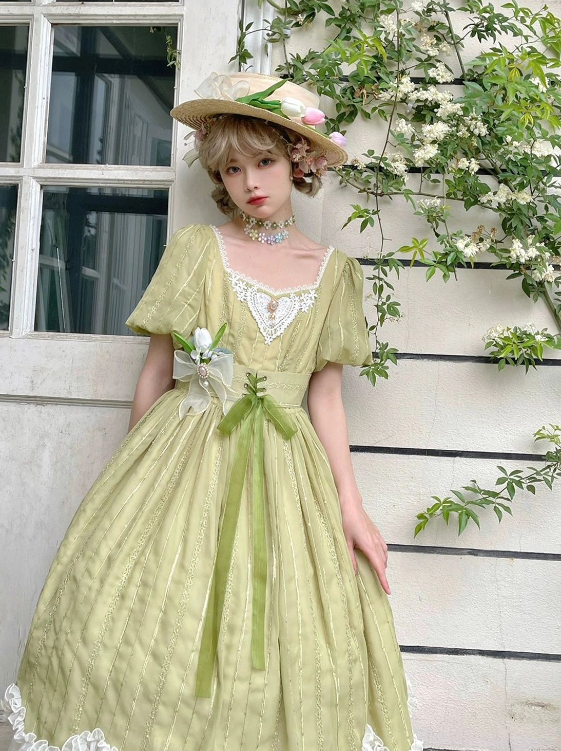 Tulip lolita OP dress drying instruction air dry flat shade protection color preservation fade prevention careful handling tips