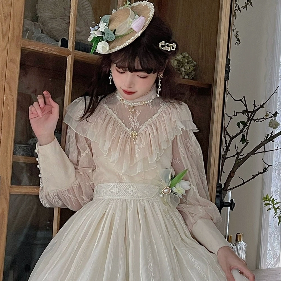Tulip lolita OP dress size inclusive design S to 2XL custom accommodation body diversity fashion inclusive aesthetic philosophy