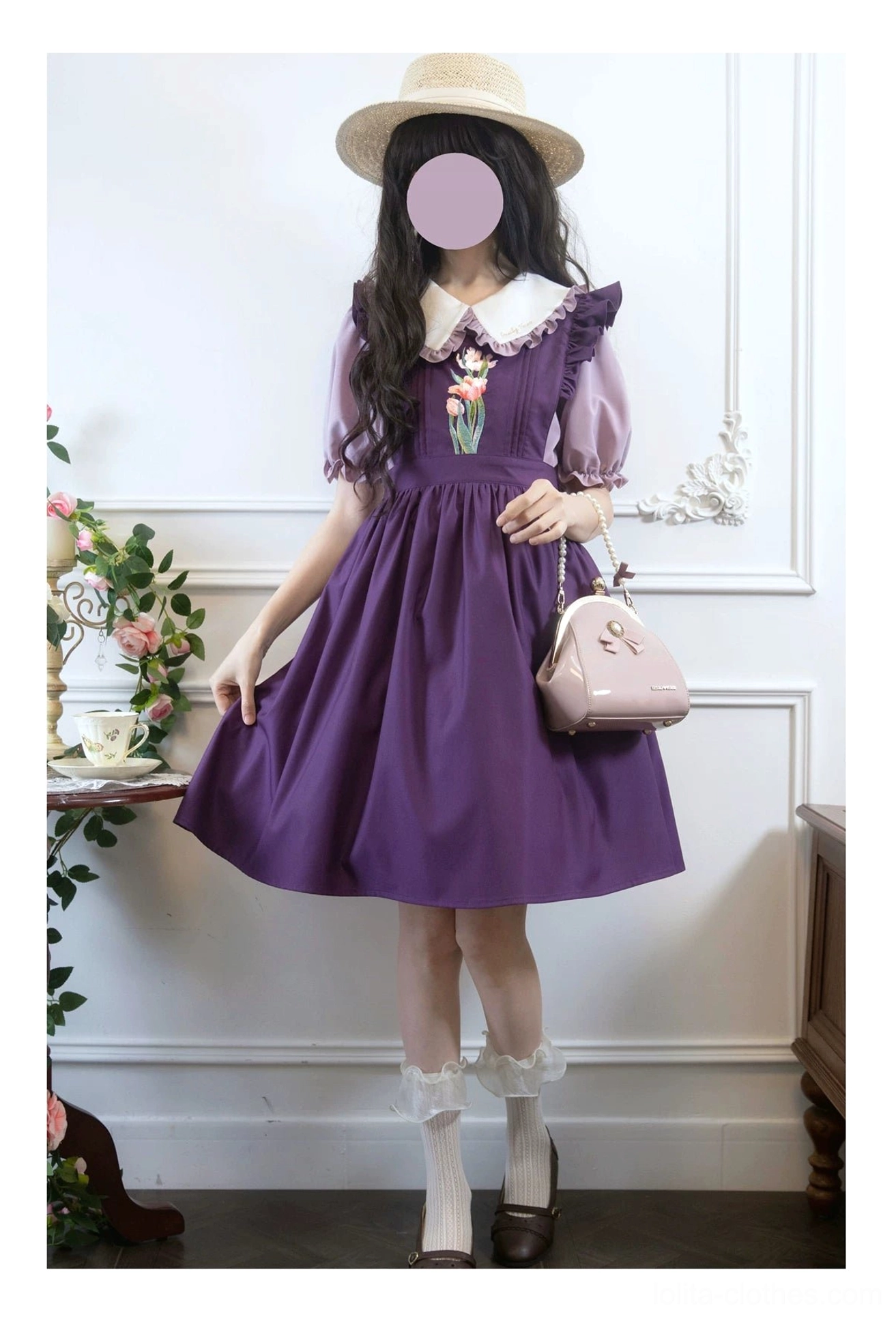 Classic lolita salopette dress blouse set size chart measurements dimensions specifications