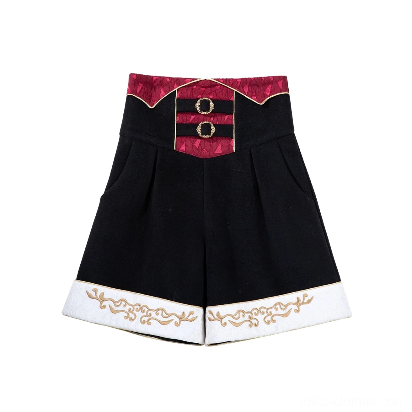 Vampire Ouji Lolita bat cape set size chart measurements centimeters inches shirt shorts cape coat specifications