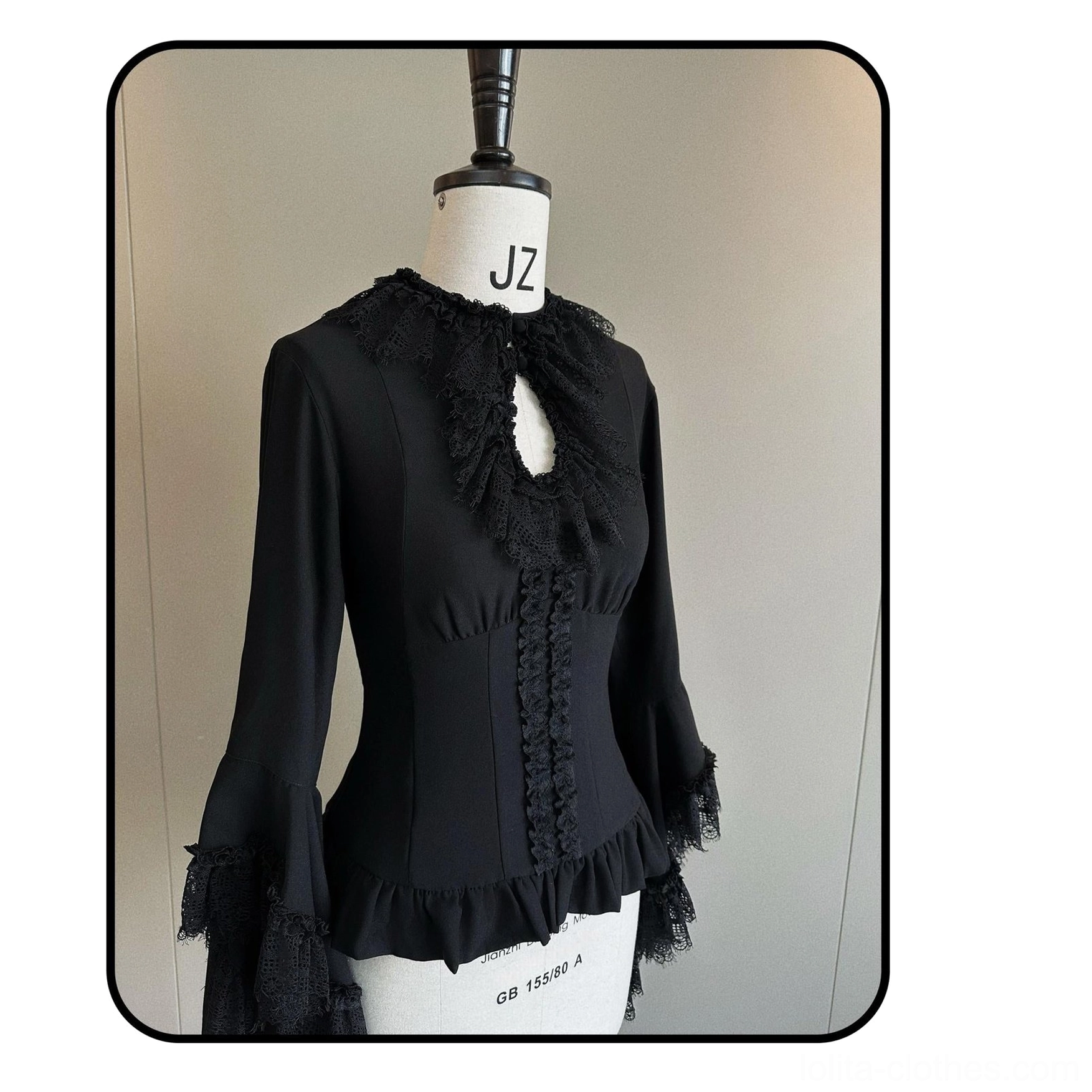 Velvet gothic lolita bustier lace hem ethereal mystery corsetry dimensional design showcase