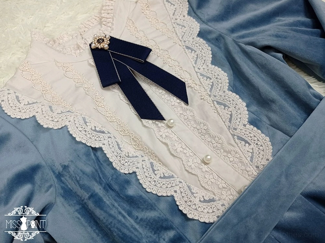 Vintage velvet lolita op dress fitting guide size recommendations measurement instruction guide display