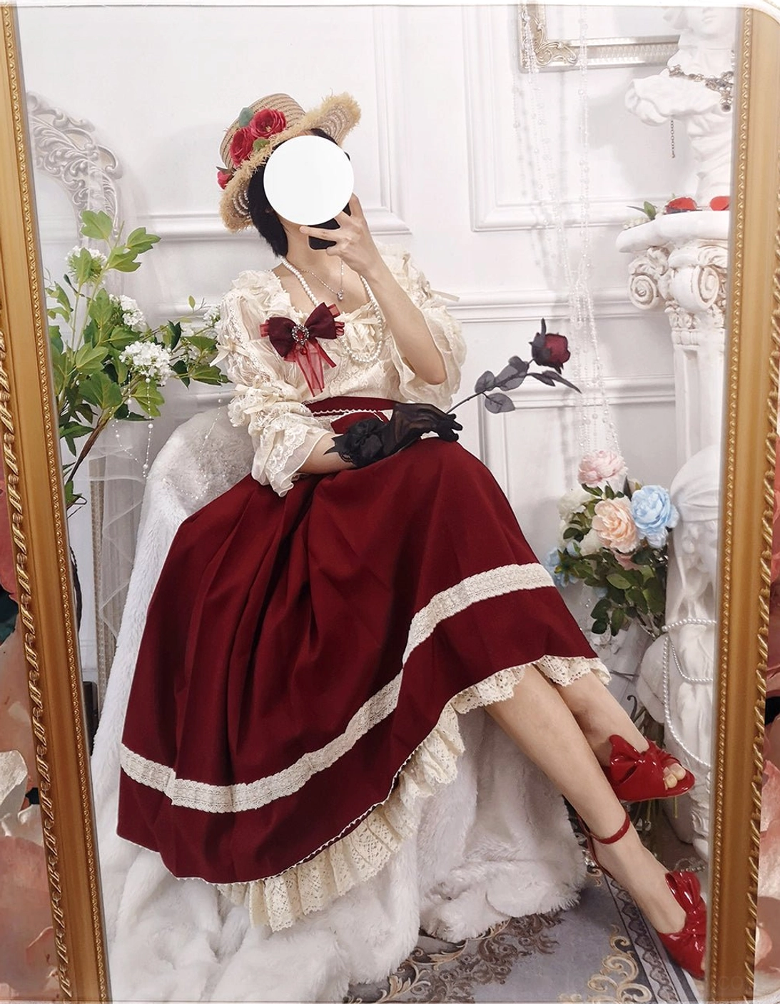 Victorian lolita aesthetic lotus root sleeve blouse coordinate inspiration guide