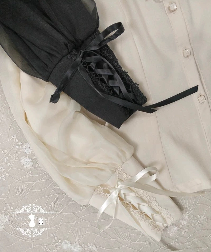 Vintage lolita blouse care maintenance instruction detail