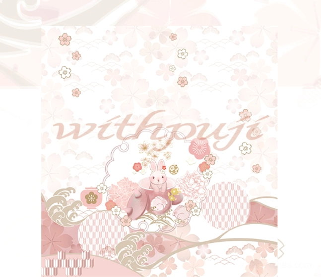 Wa Lolita OP dress size chart and fit guide showing measurements in centimeters and inches, including bust waist hem sleeve length and width specifications for small medium and large sizes