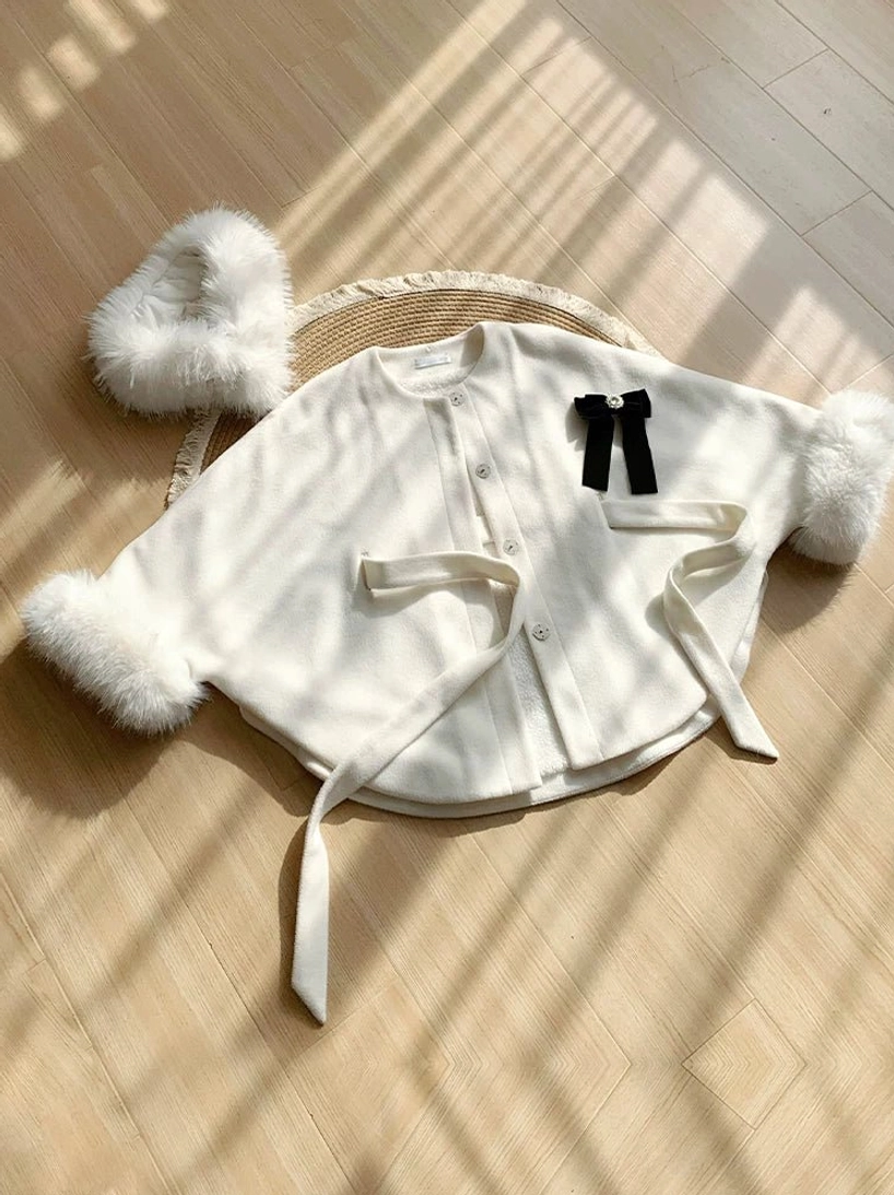 Winter Island Memory lolita coat interior lining quality construction premium wool blend material warm insulation thermal comfort