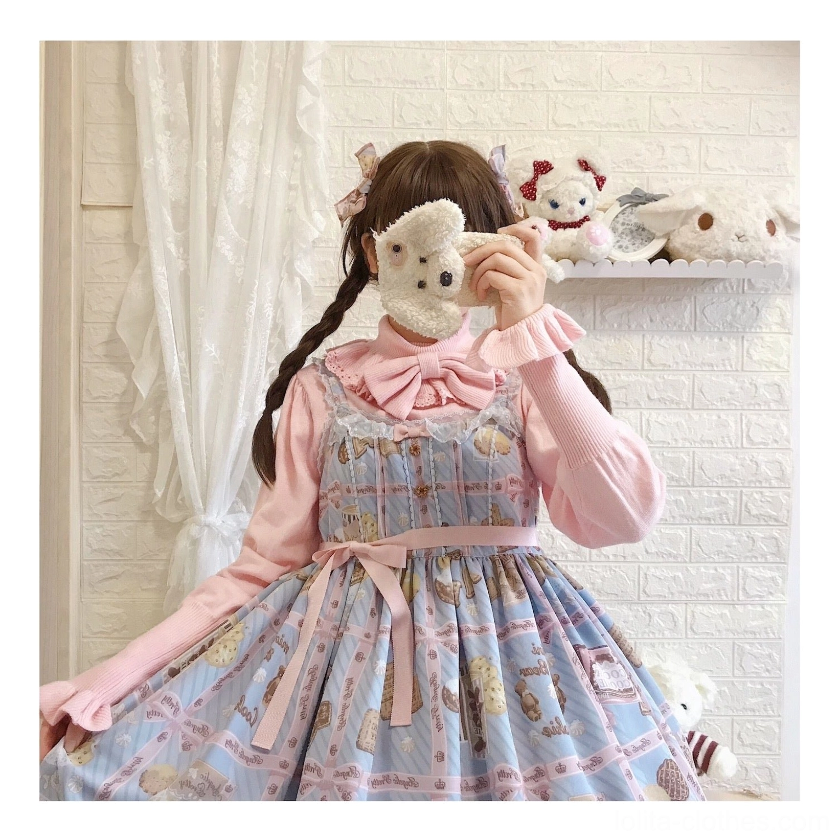Wool lolita sweater Victorian Edwardian fashion inspiration design aesthetic historical reference